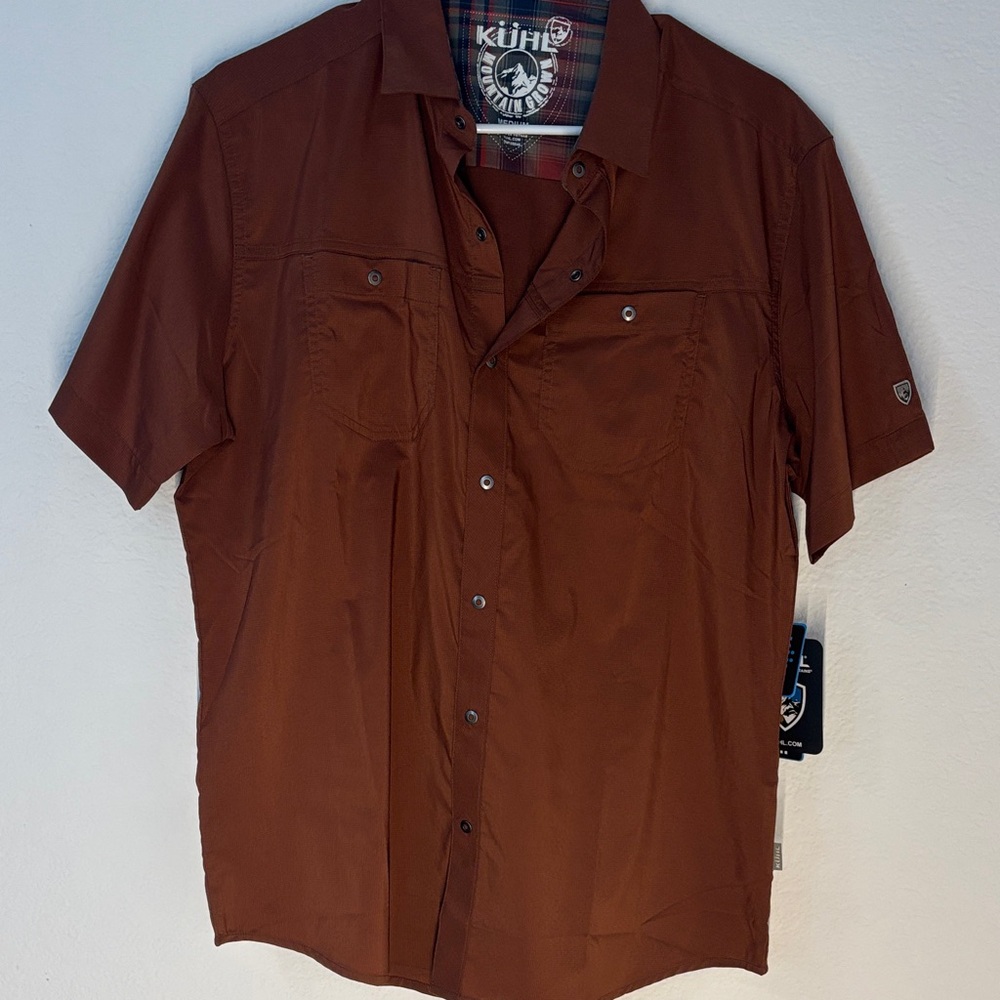Kuhl Men's Stealth Rustic Brick Button Down Shirt